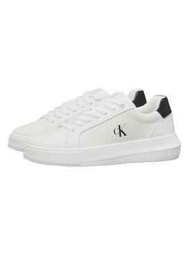 Sneaker Calvin Klein Jeans Classic Cupsole weiß für Frauen.