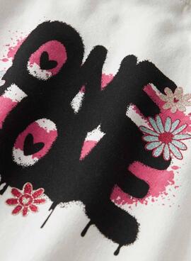 Sweatshirt Name It Kory weiß für Mädchen