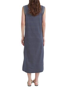 Kleid Vila Viveriana Marine Streifen für Frauen