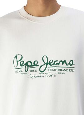 Sweatshirt Pepe Jeans Dumas beige für Herren.