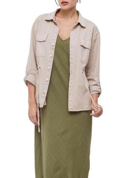 Jacke Vila Tilo in Beige für Damen