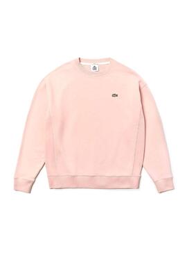 Sweatshirt Lacoste Live Unisex Plüsch Pink