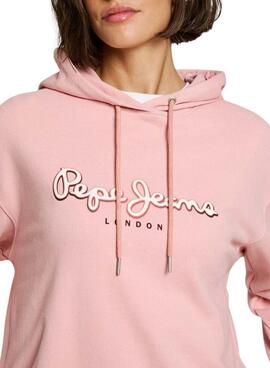 Sweatshirt Pepe Jeans Maddy rosa für Frauen