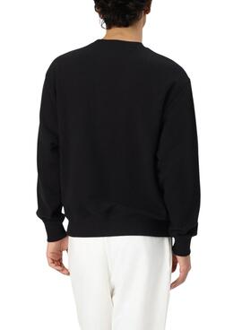 Sweatshirt Tommy Jeans Varsity Tiger schwarz für Herren.