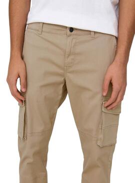 Hose Only and Sons Carter Cargo Beige für Herren.