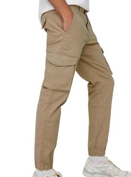 Hose Only and Sons Carter Cargo Beige für Herren.