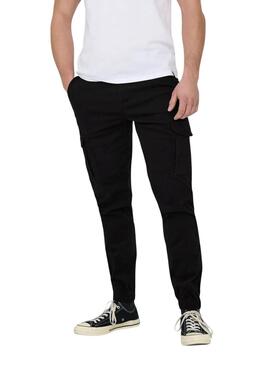 Hose Only and Sons Carter Cargo Schwarz für Herren