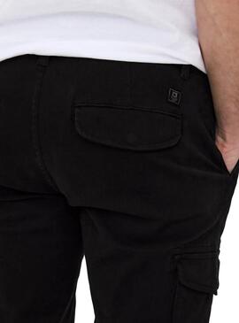 Hose Only and Sons Carter Cargo Schwarz für Herren