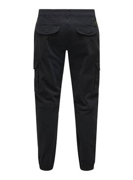 Hose Only and Sons Carter Cargo Schwarz für Herren