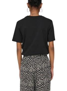 T-Shirt Only Monja Schwarz für Damen
