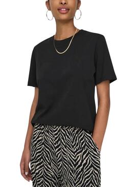 T-Shirt Only Monja Schwarz für Damen