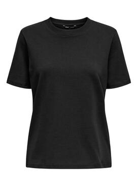 T-Shirt Only Monja Schwarz für Damen