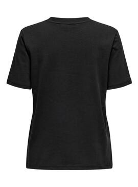 T-Shirt Only Monja Schwarz für Damen