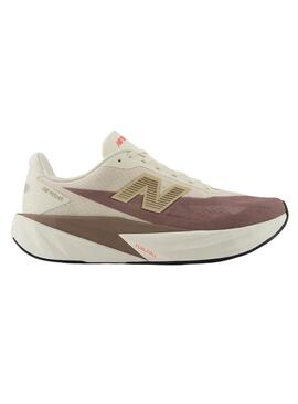 Turnschuhe New Balance Fuelcell Rebel V5 in Beige und Lila für Herren