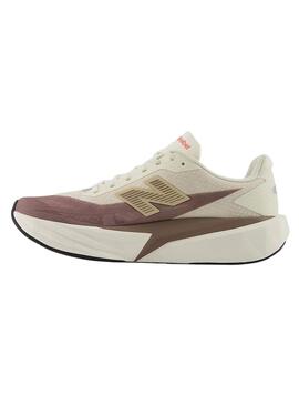 Turnschuhe New Balance Fuelcell Rebel V5 in Beige und Lila für Herren