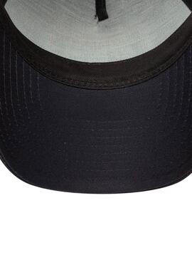 Schwarze New Era Patch 9Forty Trucker Mütze für Herren.