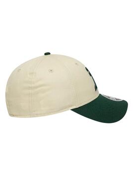 Mütze New Era Oakland Athletics beige und grün