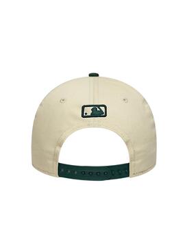 Mütze New Era Oakland Athletics beige und grün