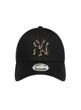Kappe New Era 9Forty Schwarz Tiermuster