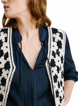Pepe Jeans Olivia Häkelweste für Damen.