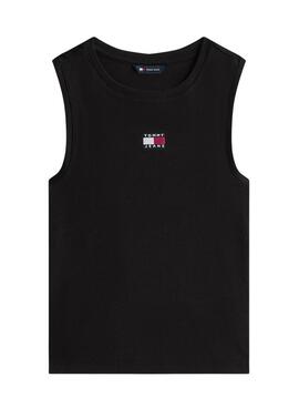 Tank Top Tommy Jeans Tank Top schwarz für Damen
