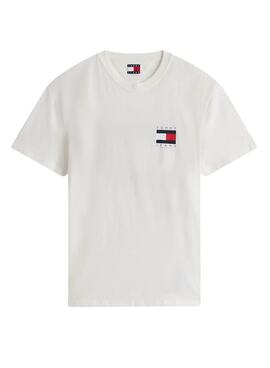 T-Shirt Tommy Jeans Flag weiß für Herren