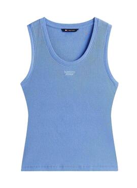 Tommy Jeans Tank-Top in Blau für Damen