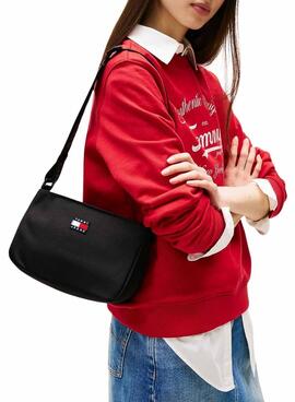 Tommy Jeans Daily Schultertasche Schwarz für Damen