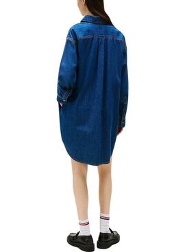 Kleid aus Jeansstoff von Tommy Jeans für Damen.