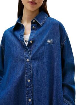 Kleid aus Jeansstoff von Tommy Jeans für Damen.