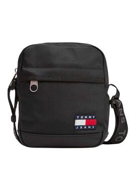 Umhängetasche Tommy Jeans Essential in Schwarz für Herren.