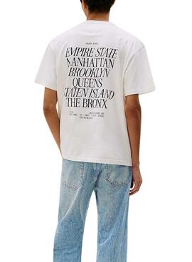 T-Shirt Tommy Jeans New York weiß für Herren