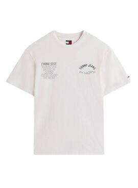 T-Shirt Tommy Jeans New York weiß für Herren