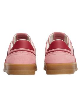 Turnschuhe Tommy Jeans Greenwich Himbeere für Damen.