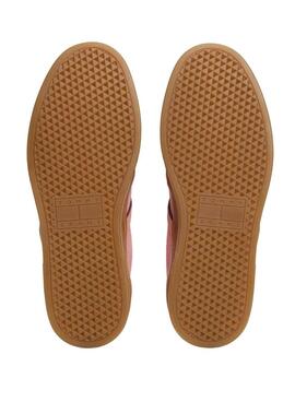 Turnschuhe Tommy Jeans Greenwich Himbeere für Damen.