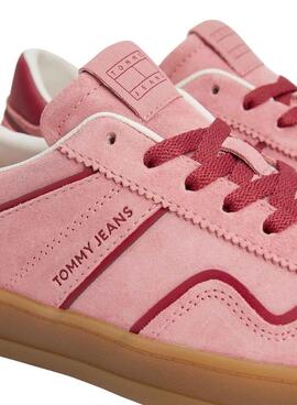 Turnschuhe Tommy Jeans Greenwich Himbeere für Damen.