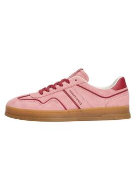 Turnschuhe Tommy Jeans Greenwich Himbeere für Damen.