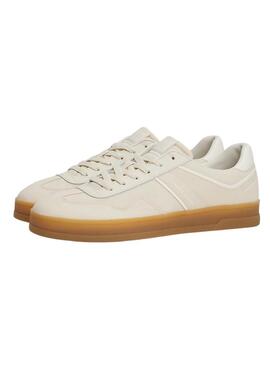 Turnschuhe Tommy Jeans Greenwich aus Textil in Beige für Damen.
