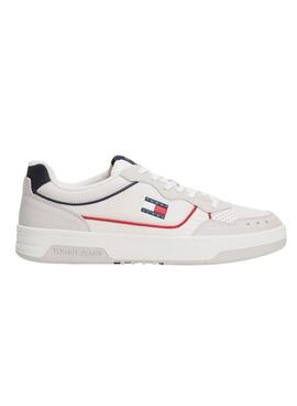 Sneaker Tommy Jeans Cupsole Elevated weiß für Herren