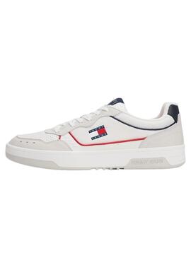 Sneaker Tommy Jeans Cupsole Elevated weiß für Herren