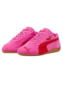 Turnschuhe Puma Speedcat OG in Fuchsia und Rot für Damen