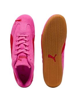 Turnschuhe Puma Speedcat OG in Fuchsia und Rot für Damen