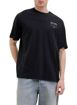 T-Shirt Jack and Jones Urban schwarz für Herren.