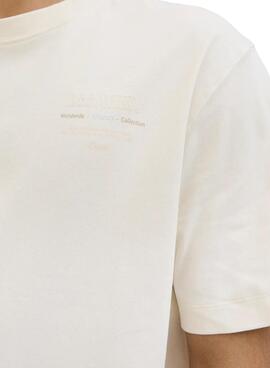 T-Shirt Jack and Jones Urban beige für Herren