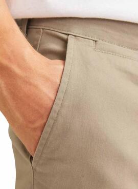 Hose Chino Jack and Jones Marco in Beige für Herren.