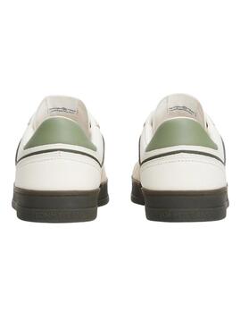 Turnschuhe Tommy Jeans The Greenwich in Weiß und Grün für Herren