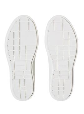 Sneaker Calvin Klein Jeans Low Pro Cups weiß und rosa für Damen