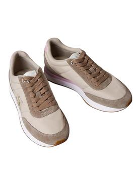 Calvin Klein Jeans Retro Runner Turnschuhe in Rosa für Damen.