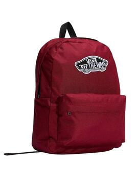 Rucksack Vans Old Skool in Burgunderrot für Damen und Herren.