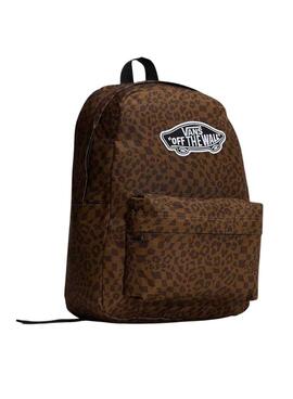 Rucksack Vans Old Skool Tierdruck Braun für Damen und Herren